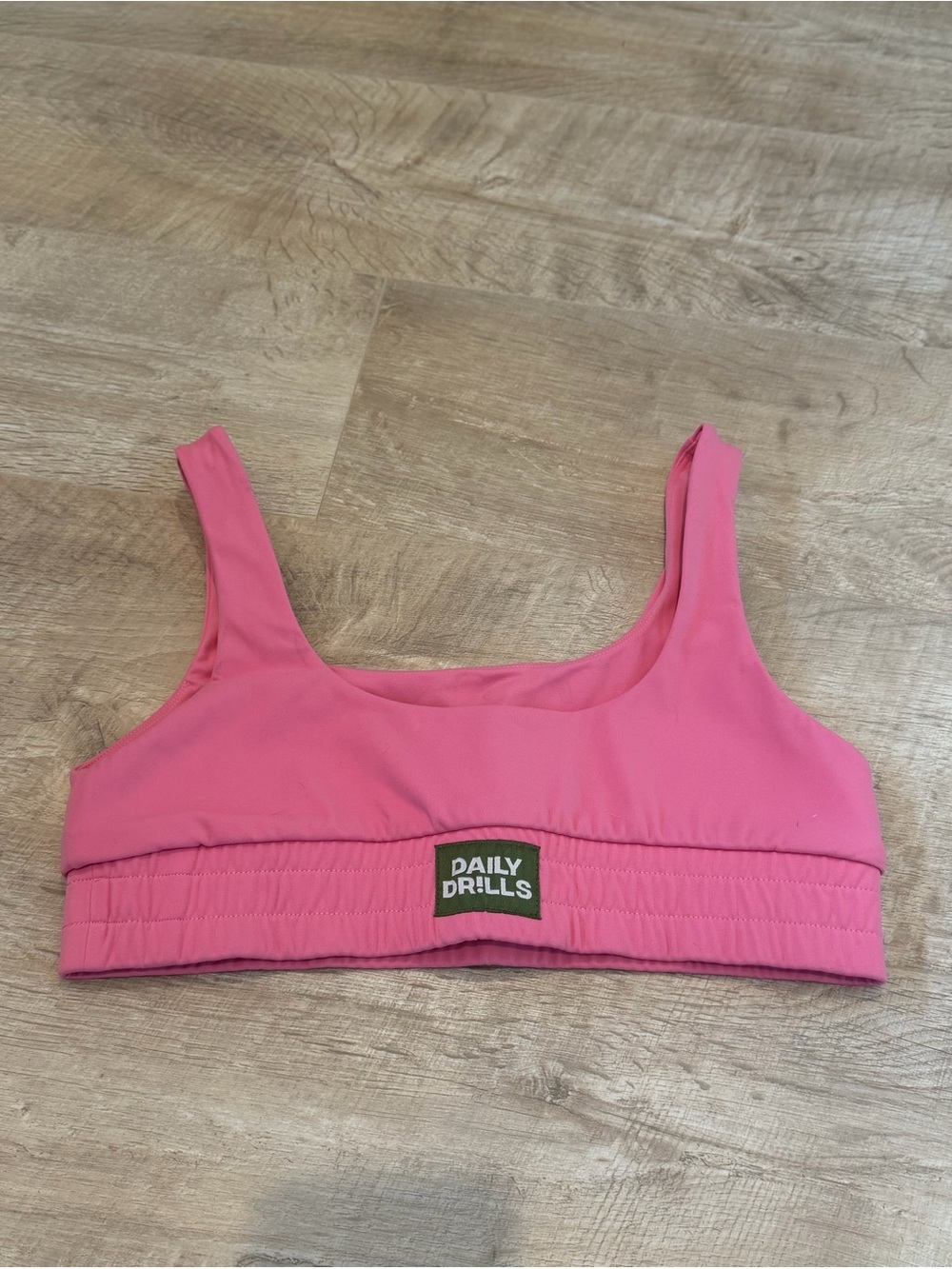 Daily Drills Hot Pink Performance Sports Bra